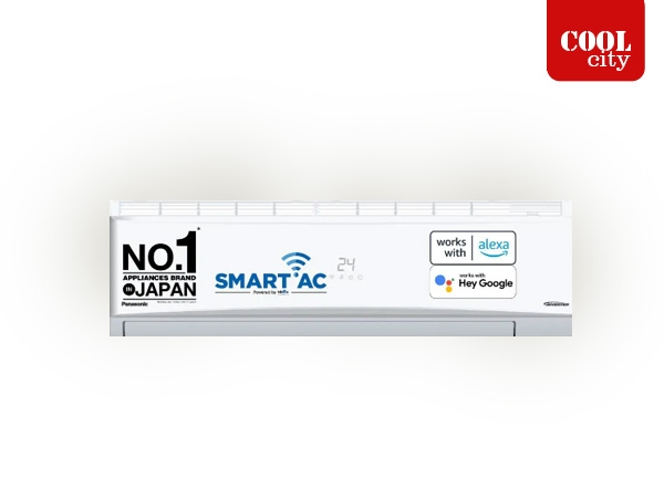 PANASONIC  2.2TR 4STAR INVERTER - QU26AKYF WiFi Inverter Split Smart AC (Copper Condenser, 7 in 1 Convertible with True AI Mode, 4 Way Swing,)